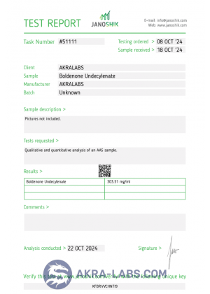 Boldenone Undecylenate Akra-Labs