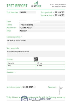 Tirzepatide Bioamino